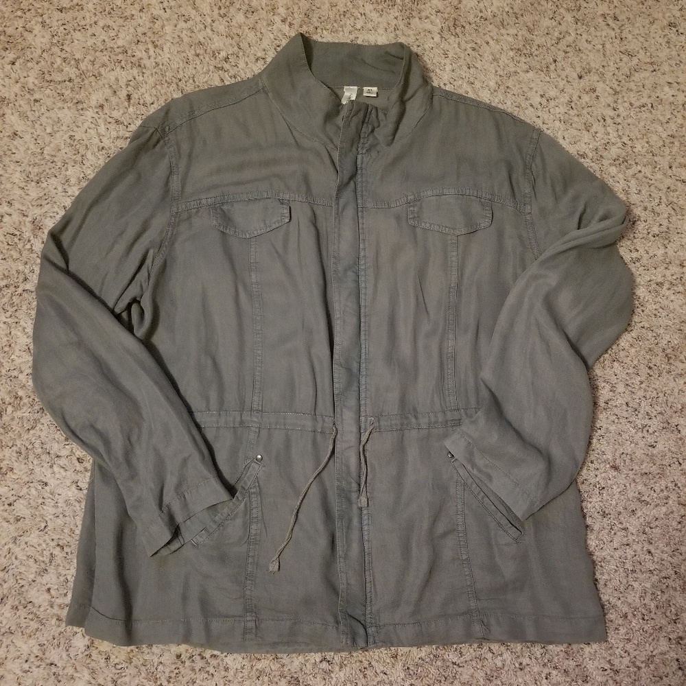 Lightweight Blue Gray Tarnish Jacket